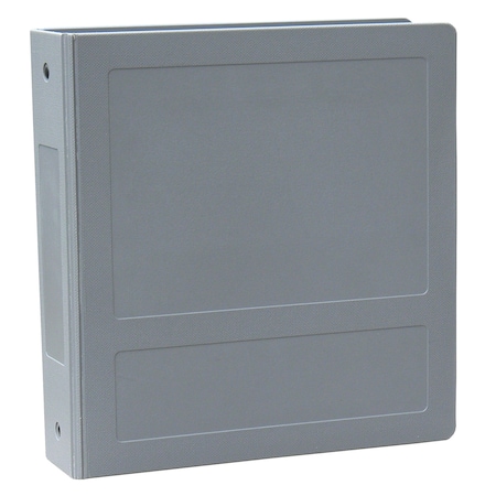 Omnimed 2 Inch Side Open 3 Ring Binder In Gray, PK5 205007-3GR5